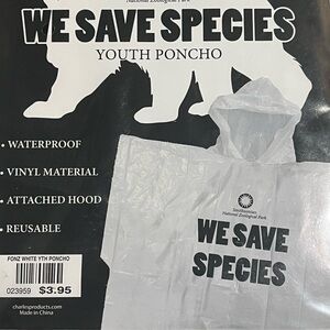 White Youth Poncho
